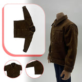 Maxbell 1/6 Male Figure Coat Dress up Stylish Doll Jacket for 12 inch Action Figures Brown