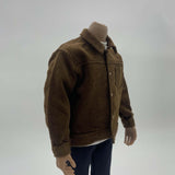 Maxbell 1/6 Male Figure Coat Dress up Stylish Doll Jacket for 12 inch Action Figures Brown