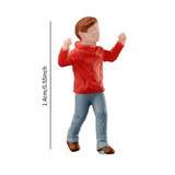 Maxbell 1/64 Scale Diorama Figure Photo Props Table Decor Fairy Garden Mini Figurine