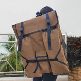 Maxbell Art Artwork Case Canvas Sketch Bag for Drawing Teaching Meetings Sketching Brown