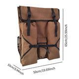 Maxbell Art Artwork Case Canvas Sketch Bag for Drawing Teaching Meetings Sketching Brown