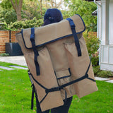 Maxbell Art Artwork Case Canvas Sketch Bag for Drawing Teaching Meetings Sketching Khaki