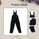 Maxbell 1/6 Miniature Female Doll Pants Miniature Trouser for 12 inch Action Figures black