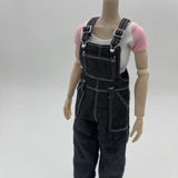 Maxbell 1/6 Miniature Female Doll Pants Miniature Trouser for 12 inch Action Figures black