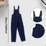 Maxbell 1/6 Miniature Female Doll Pants Miniature Trouser for 12 inch Action Figures blue