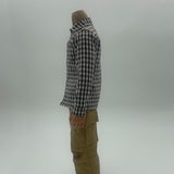 Maxbell 1/6 Scale Action Figure Clothes Plaid Shirt Trousers suits for 12" Male Body