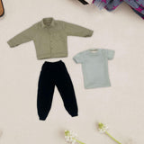 Maxbell 1:6 Scale Action Figure Clothes Corduroy suits Doll Costume for 12 inch Male Khaki