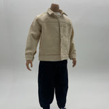 Maxbell 1:6 Scale Action Figure Clothes Corduroy suits Doll Costume for 12 inch Male Khaki