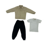 Maxbell 1:6 Scale Action Figure Clothes Corduroy suits Doll Costume for 12 inch Male Khaki