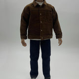 Maxbell 1:6 Scale Action Figure Clothes Corduroy suits Doll Costume for 12 inch Male Brown
