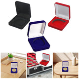 Maxbell Challenge Coin Box for Collector Collection Case for Challenge Display Medal Black