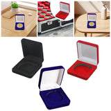 Maxbell Challenge Coin Box for Collector Collection Case for Challenge Display Medal Black