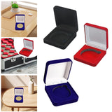 Maxbell Challenge Coin Box for Collector Collection Case for Challenge Display Medal Black