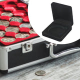 Maxbell Challenge Coin Box for Collector Collection Case for Challenge Display Medal Black