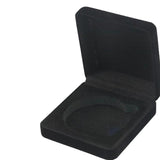 Maxbell Challenge Coin Box for Collector Collection Case for Challenge Display Medal Black