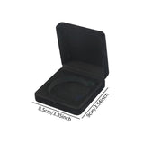 Maxbell Challenge Coin Box for Collector Collection Case for Challenge Display Medal Black