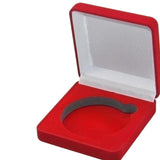 Maxbell Challenge Coin Box for Collector Collection Case for Challenge Display Medal Red