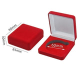 Maxbell Challenge Coin Box for Collector Collection Case for Challenge Display Medal Red