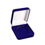 Maxbell Challenge Coin Box for Collector Collection Case for Challenge Display Medal Blue