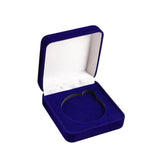 Maxbell Challenge Coin Box for Collector Collection Case for Challenge Display Medal Blue