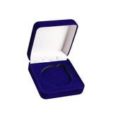 Maxbell Challenge Coin Box for Collector Collection Case for Challenge Display Medal Blue