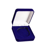 Maxbell Challenge Coin Box for Collector Collection Case for Challenge Display Medal Blue
