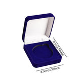 Maxbell Challenge Coin Box for Collector Collection Case for Challenge Display Medal Blue