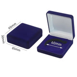 Maxbell Challenge Coin Box for Collector Collection Case for Challenge Display Medal Blue