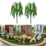 Maxbell Miniature Trees Accessories DIY Crafts for Station Platform Model Sand Table 10cm