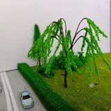 Maxbell Miniature Trees Accessories DIY Crafts for Station Platform Model Sand Table 10cm