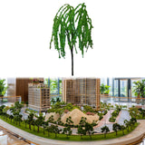 Maxbell Miniature Trees Accessories DIY Crafts for Station Platform Model Sand Table 18cm
