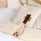 Maxbell Musical Instrument Plush Toy Creative Home Decor Versatile Musical Plush Toy Lute
