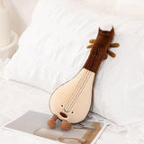 Maxbell Musical Instrument Plush Toy Creative Home Decor Versatile Musical Plush Toy Lute