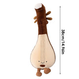 Maxbell Musical Instrument Plush Toy Creative Home Decor Versatile Musical Plush Toy Lute
