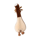 Maxbell Musical Instrument Plush Toy Creative Home Decor Versatile Musical Plush Toy Lute