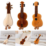 Maxbell Musical Instrument Plush Toy Creative Home Decor Versatile Musical Plush Toy Lute