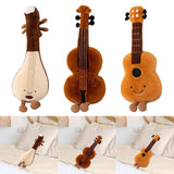 Maxbell Musical Instrument Plush Toy Creative Home Decor Versatile Musical Plush Toy Lute