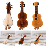 Maxbell Musical Instrument Plush Toy Creative Home Decor Versatile Musical Plush Toy Lute