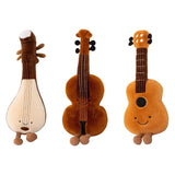 Maxbell Musical Instrument Plush Toy Creative Home Decor Versatile Musical Plush Toy Lute