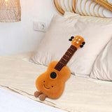 Maxbell Musical Instrument Plush Toy Creative Home Decor Versatile Musical Plush Toy Guitar