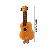 Maxbell Musical Instrument Plush Toy Creative Home Decor Versatile Musical Plush Toy Guitar