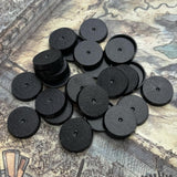 Maxbell Gaming Miniatures Bases 25mm Dolls Accessories Plastic Figure Display Stands 20pcs