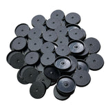 Maxbell Gaming Miniatures Bases 25mm Dolls Accessories Plastic Figure Display Stands 100pcs