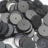 Maxbell Gaming Miniatures Bases 1.10inch Mini Table Games Black Game Figures Display 20pcs