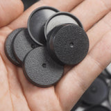 Maxbell Gaming Miniatures Bases 1.10inch Mini Table Games Black Game Figures Display 20pcs