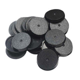 Maxbell Gaming Miniatures Bases 1.10inch Mini Table Games Black Game Figures Display 20pcs
