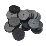 Maxbell Gaming Miniatures Bases 1.10inch Mini Table Games Black Game Figures Display 20pcs
