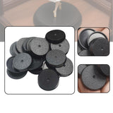 Maxbell Gaming Miniatures Bases 1.10inch Mini Table Games Black Game Figures Display 20pcs