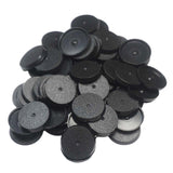 Maxbell Gaming Miniatures Bases 1.10inch Mini Table Games Black Game Figures Display 50pcs