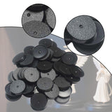Maxbell Gaming Miniatures Bases 1.10inch Mini Table Games Black Game Figures Display 50pcs
